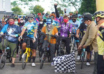 Lepas peserta gowes ke Kiram, Paman Biarin Kampanyekan hidup sehat