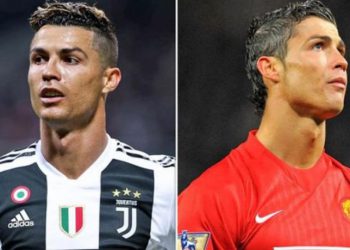 Deja Vu! Gol Debut Cristiano Ronaldo di MU dan Juventus Nyaris Sama