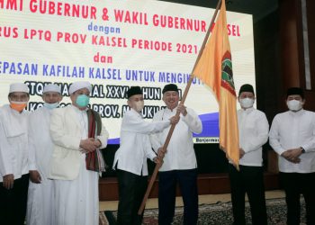 Lepas 60 Kafilah STQH Kalsel, H Muhidin Berpesan Ini