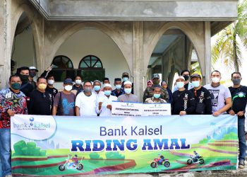 Riding Amal Bank Kalsel Sasar Masjid dan Rumah Tahfiz di Desa Balimau Aluh-aluh