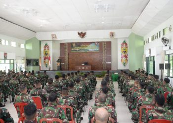 Briefing Satgas BKO Apter Papua, Danrem 101/Antasari : Tunjukkan Prajurit Mulawarman Humanis, Berempati dan Bersimpati