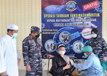 Lanal Banjarmasin Gelar Servak Maritim di Ponpes Darul Ilmi