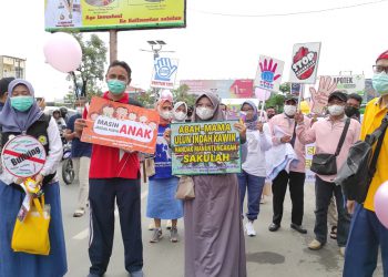 Peringati Hari Anti Kekerasan, DPPPA Kalsel 16 Hari Berturut-turut Kampanyekan Hal Ini
