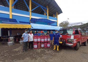 Pertamina Salurkan Bantuan Gas Refill untuk 12 Dapur Umum Bencana Banjir HST
