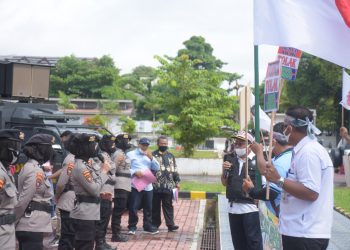 Jelang Hari HAM, Polda Kalsel Peringati dengan Menggelar Lomba Orasi Unjuk Rasa