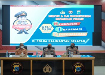 Polda Kalsel Gelar Bimtek Informasi Publik yang Dikecualikan