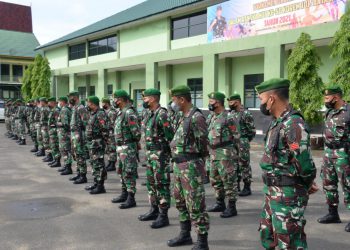 Korem 101/Antasari Gelar Apel Siaga Pengamanan Nataru