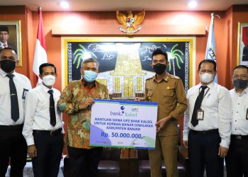 UPZ Bank Kalsel Serahkan Bantuan Rp 50 Juta untuk Korban Terdampak Banjir di Wilayah Banjar