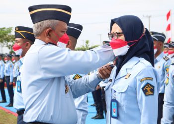 Kepala Kanwil Kemenkumham Kalsel Lantik 117 PNS Baru, Begini Pesannya