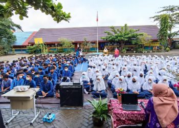 Penyuluh Hukum Kanwil Kalsel Antisipasi Tindakan Bullying di SMPN 12 Banjarmasin