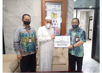 UPZ Bank Kalsel Beri Bantuan Peringatan Isra Mi’raj di Majelis Shalawat Cinta Mahabbah