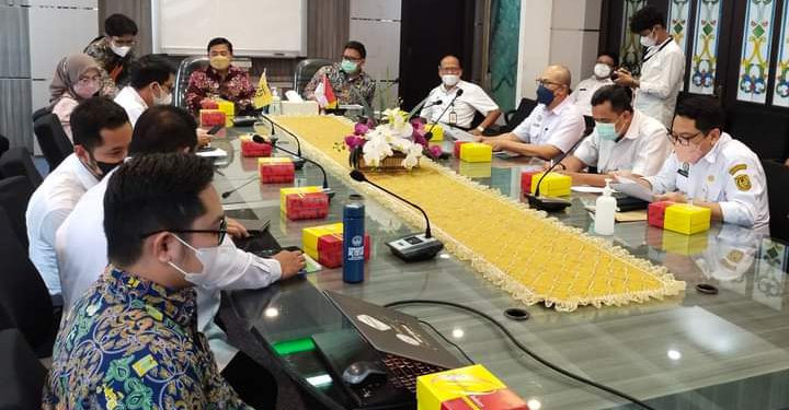 Rapat koordinasi serta ekspose kolaborasi Rencana Penanganan Banjir Sungai Martapura. (foto : humas Pemko Banjarmasin)