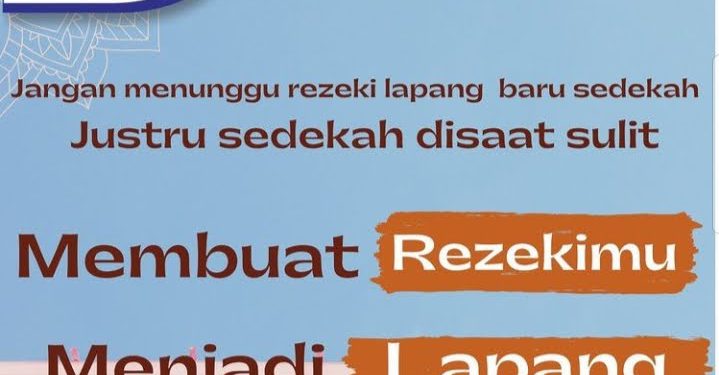 Ajakan sedekah Bank Kalsel.