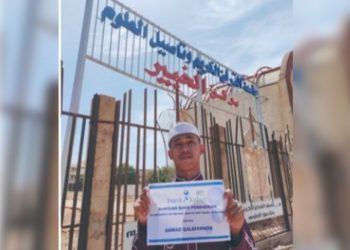 UPZ Bank Kalsel Bantu Biaya Pendidikan Ahmad Qalbiannor di Sudan