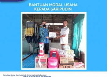 Bank Kalsel Salurkan Bantuan Modal Usaha untuk Saripudin