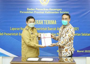 Serahkan Laporan Keuangan Tepat Waktu, Pemko Banjarmasin dapat Apresiasi BPK RI