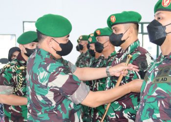 36 Prajurit Korem 101/Antasari Naik Pangkat, Danrem Minta Tingkatkan Kualitas dan Profesionalisme