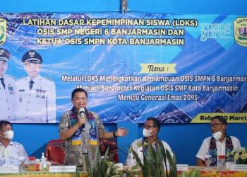 Buka LDKS Tingkat SMP se-Banjarmasin, Ibnu Sina Ajarkan Ilmu Kepemimpinan