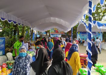 Disperdagin dan TP PKK Banjarmasin Gelar Pasar Murah di Kecamatan Banjarmasin Barat