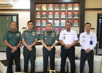 Temui Danrem 101/Antasari, Lilik Sujandi Perkuat Sinergi Penegakkan Hukum