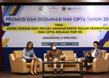Kanwil Kemenkumham Kalsel Kembali Memasyarakatkan Kekayaan Intelektual atau Hak Cipta
