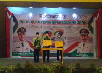 Kanwil Kemenkumham Kalsel Tandatangi Naskah Kesepakatan Bersama Pemko Banjarbaru