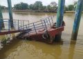 Dermaga Apung Balaikota Banjarmasin Nyaris Karam, Dinas PUPR Belum Bisa Lakukan Perbaikan