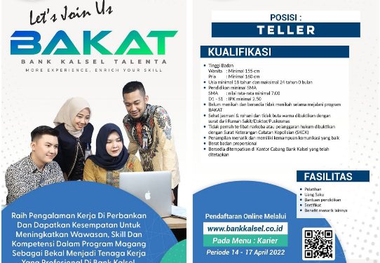 Program Bank Kalsel Talenta (BAKAT).