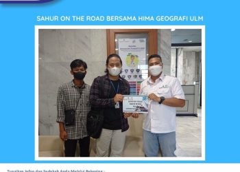 Bank Kalsel Kolaborasi dengan HIMA Geografi FISIP ULM Berbagi Makanan Sahur