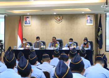 Kanwil Kemenkumham Kalsel Gelar Apel dan Halal Bihalal