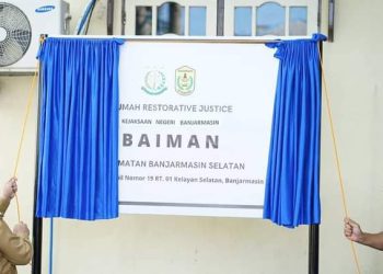 Walikota Banjarmasin Bersama Kepala Kejati Kalsel Resmikan Rumah Restorative Justice