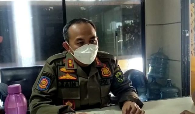 Kepala Satpol PP Banjarmasin Ahmad Muzaiyin. (foto : shn)