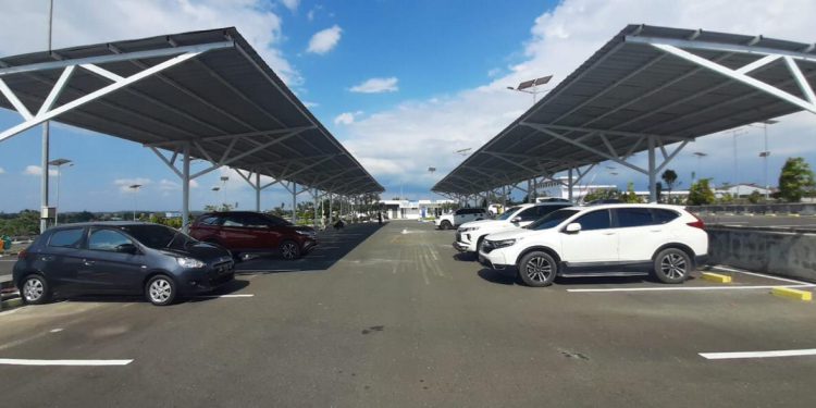 Layanan parkir inap Bandara Syamsudin Noor yang disiapkan untuk penumpang pesawat. (foto : istimewa)