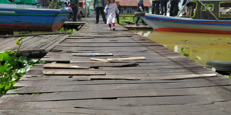 Titian Murung Selong yang rencananya mau diperbaiki. (foto : shn)