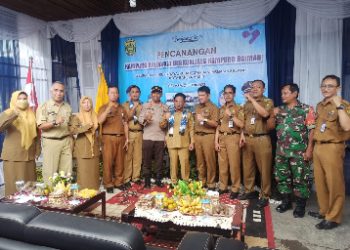 Resmikan Kampung KB ke-30, Arifin Noor Tekankan Warga Miliki Dua Anak Cukup