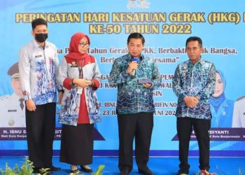 Ibnu-Arifin Launcing 10 Fitur Aplikasi Banjarmasin Pintar