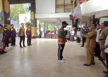 Lepas Kontingen SOIna Banjarmasin, Ibnu Sina Pesan Atlet Mampu Harumkan Nama Kalsel