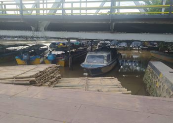 Pembangunan Jembatan Apung Berimbas Terbongkarnya Dermaga Speedboat Jembatan Dewi