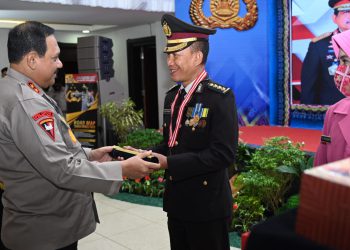 44 Personel Polda Kalsel Purna Tugas