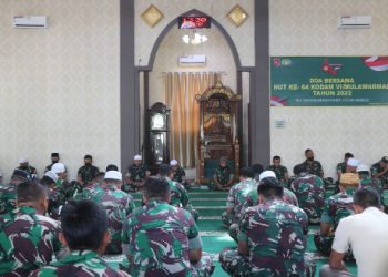 Korem 101/Antasari Gelar Doa Bersama untuk Keselamatan Bangsa dan Negara