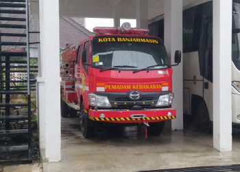 DPKP Banjarmasin Punya Mobil Tangki Damkar Kapasitas 4.000 Liter