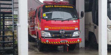 DPKP Banjarmasin Punya Mobil Tangki Damkar Kapasitas 4.000 Liter