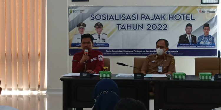 Sosialisasi pajak perhotelan oleh BPKPAD Banjarmasin. (foto : shn)