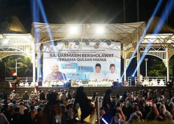 Banjarmasin Bersholawat Meriahkan Rangkaian Harjad ke-496