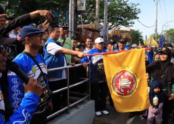 Harlah Karang Taruna, Daftar Jalan Sehat Pakai Sampah Plastik