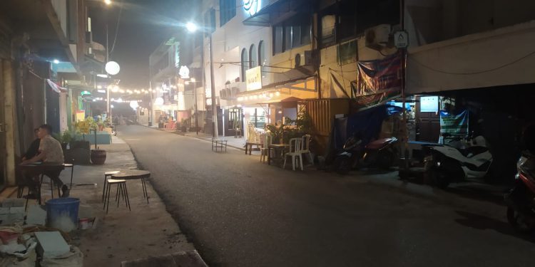 Kawasan Kota Lama saat malam hari. (foto : shn)