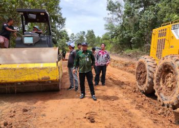 Pengerjaan Jalan Alternatif KM 171 Satui, Dipastikan Tujuh Hari Selesai
