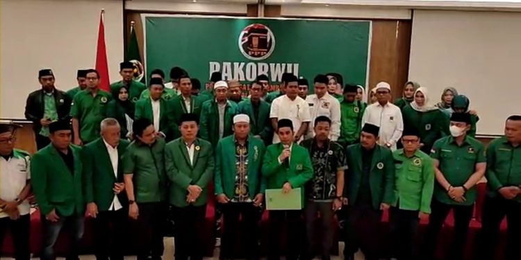 PPP Kalsel saat deklarasi mendukung Ganjar Pranowo untuk Capres RI.