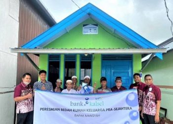 Bank Kalsel Wujudkan Rumah Layak Huni Bagi Dhuafa 