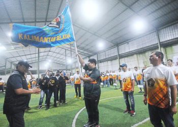 Lepas Kontingen PWI Kalsel untuk Porwanas Malang Raya, Begini Petuah Gubernur Kalsel